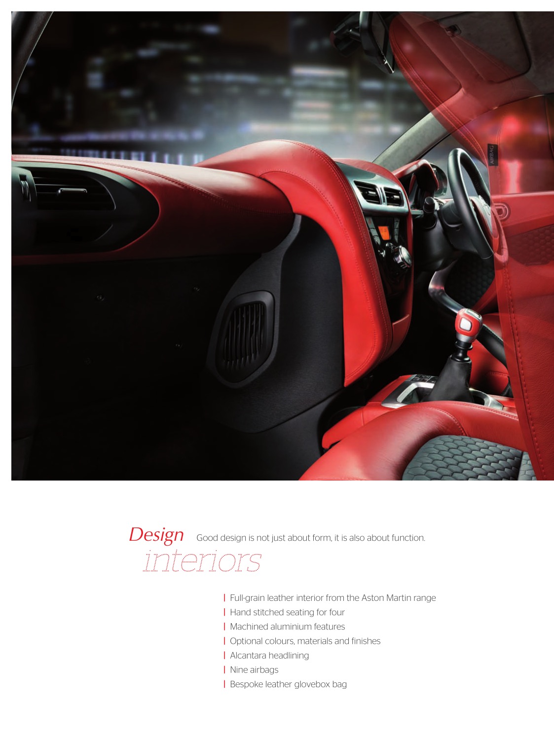 2012 Aston Martin Cygnet Brochure Page 45
